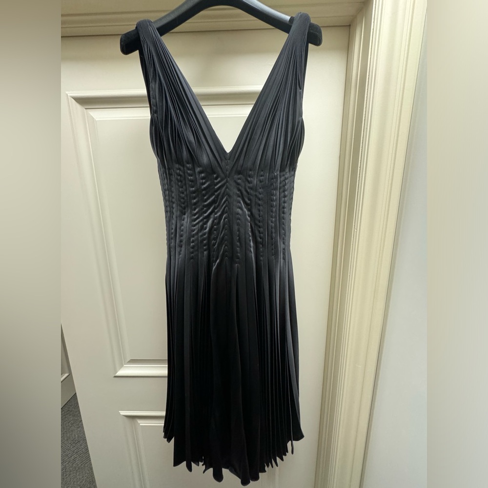 Beautiful J Mendel dress, pleated detail, worn only once
